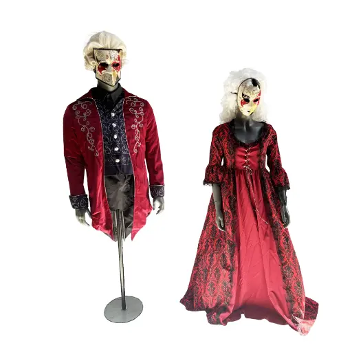 [locven32] Couple homme/femme bal masqué
