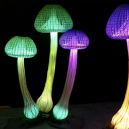 [locfor10] Champignon lumineux - 150 à 160cm