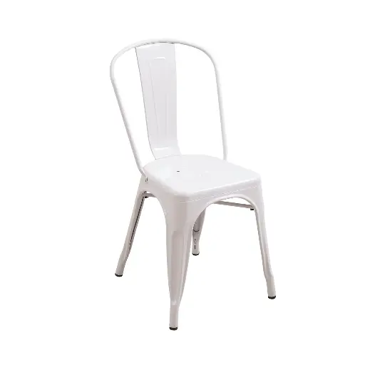 [locmob55] Chaise style industriel blanche