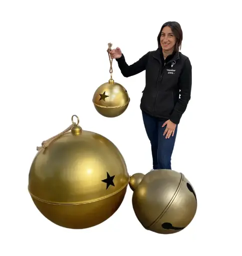 [locnoe288] Lot de 3 grelots de Noël 