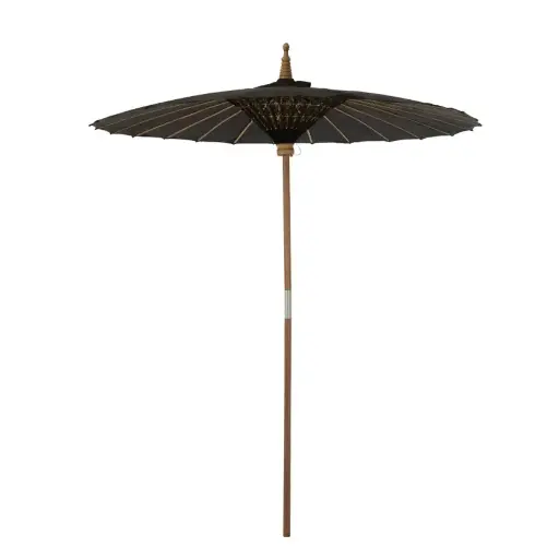 [locasi94] Parasol asiatique noir - 260cm