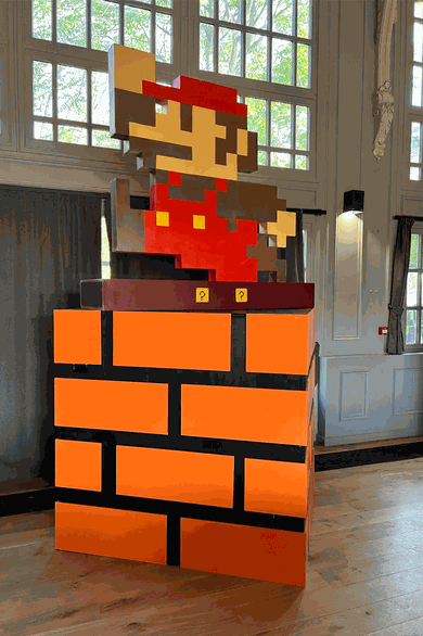 Mario - décor retrogaming - Libérateur d'idées, location décoration événementielle Lille