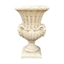 Vase blanc en pierre 100cm