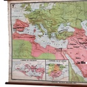 Carte géographie vintage