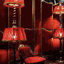 Lampe rouge - 285cm