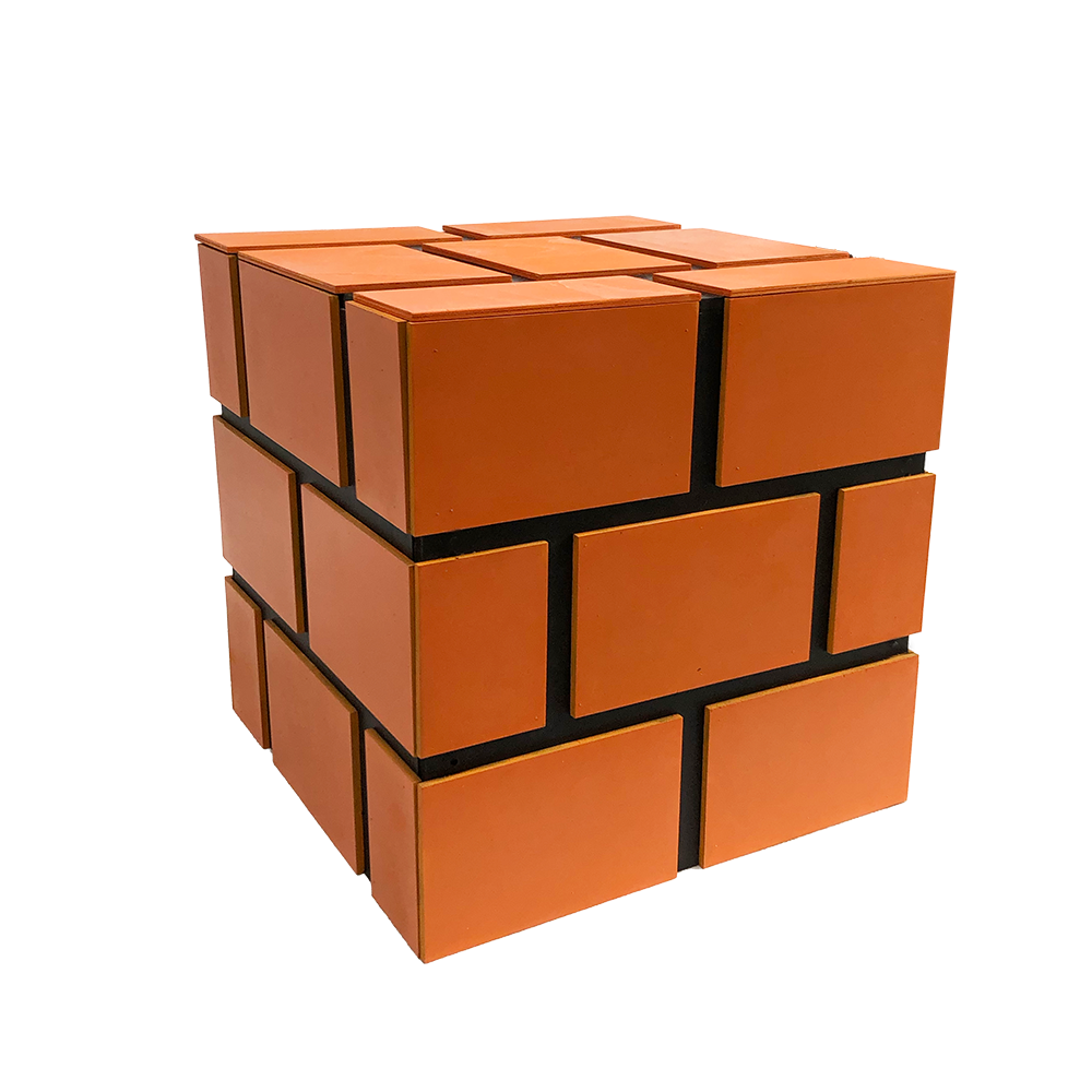 Cube brique - 85cm