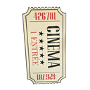 Ticket de cinéma - 175cm