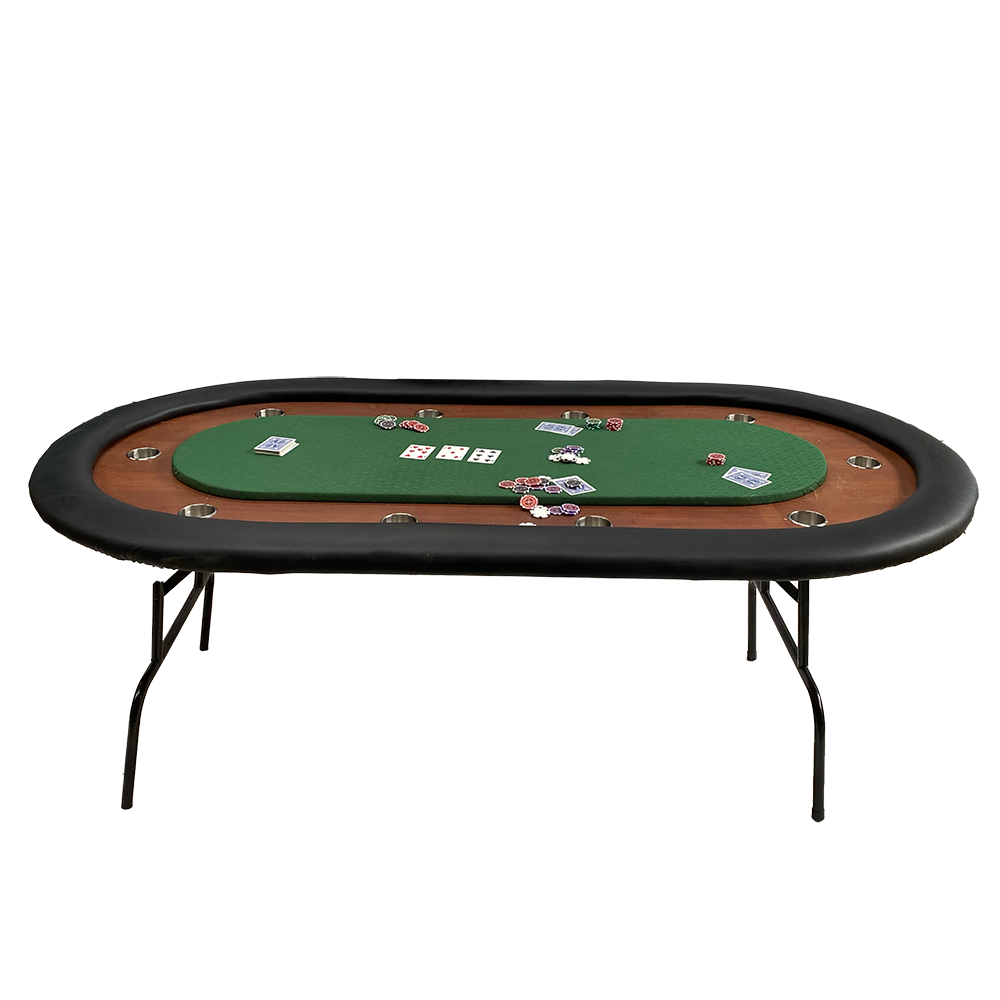 Table de poker casino + jetons + accessoires