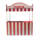 Billetterie ticket vintage rouge et blanche - 192cm