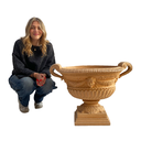 Vase ovale en terre cuite - 75cm