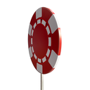 Jeton de casino sur totem
