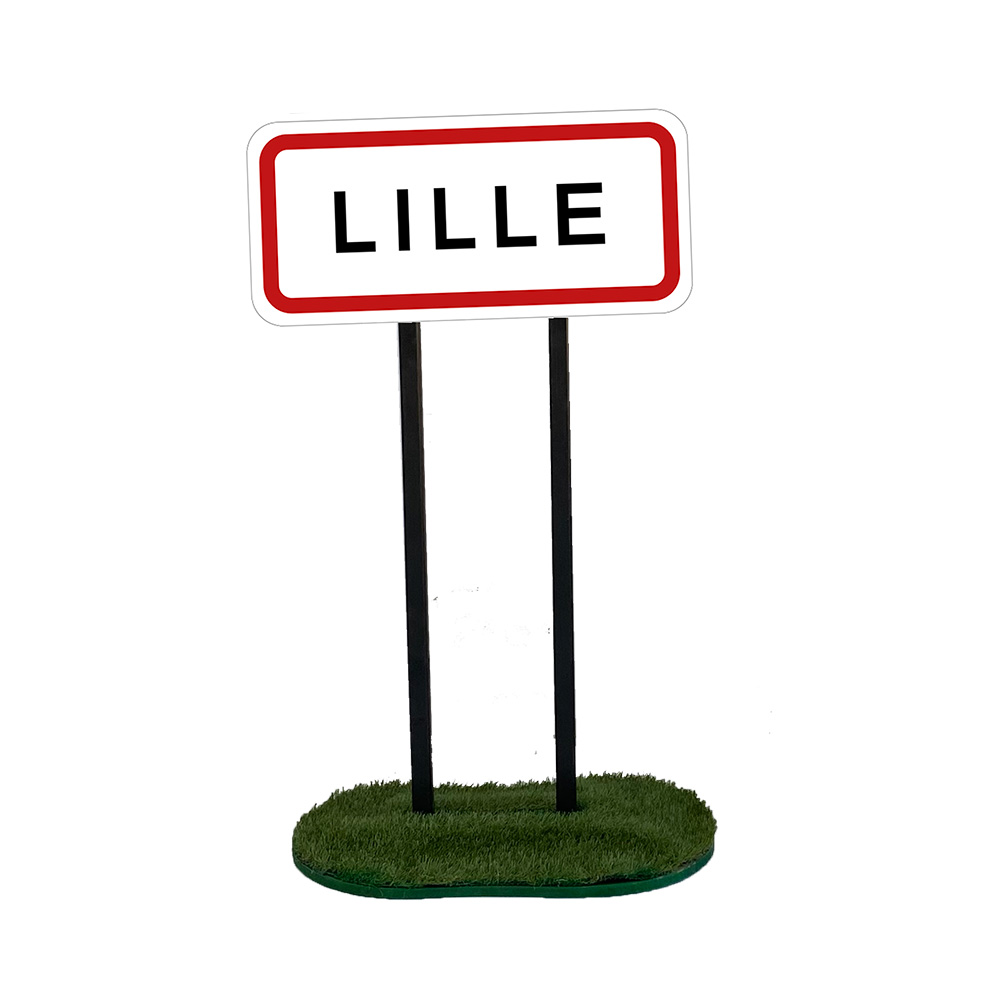 Panneau d'entrée de ville personnalisable