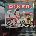 [locame56] Panneau publicitaire American diner - 132cm.webp