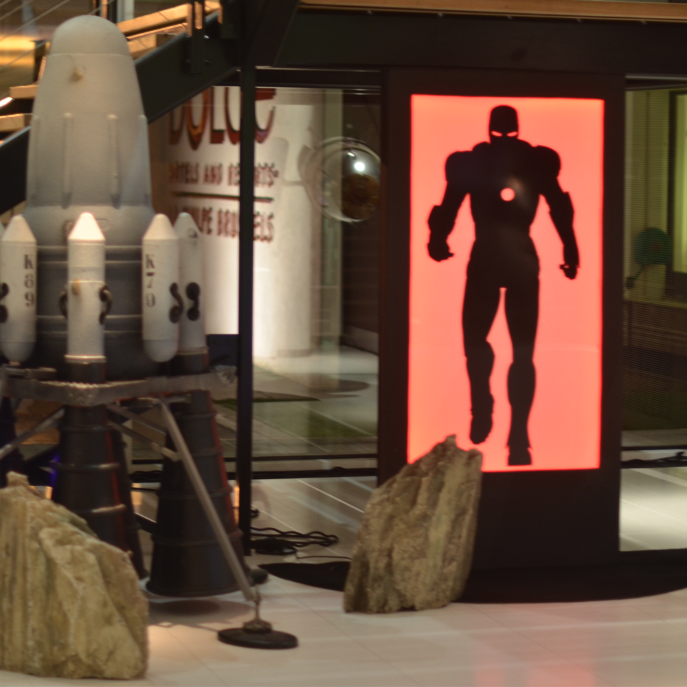 Panneau lumineux Iron Man 200cm