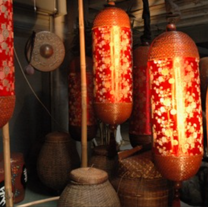 Lampion en tissu - 135cm