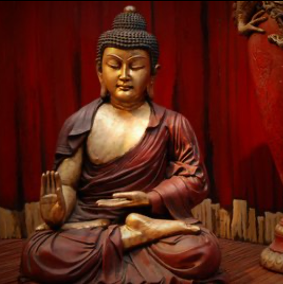Bouddha or - 123cm