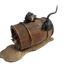 Rats dans tonneau - 96cm