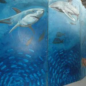 Panneau Monde sous-marin 240cm