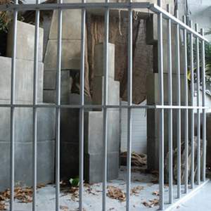 Clôture de prison - 200cm