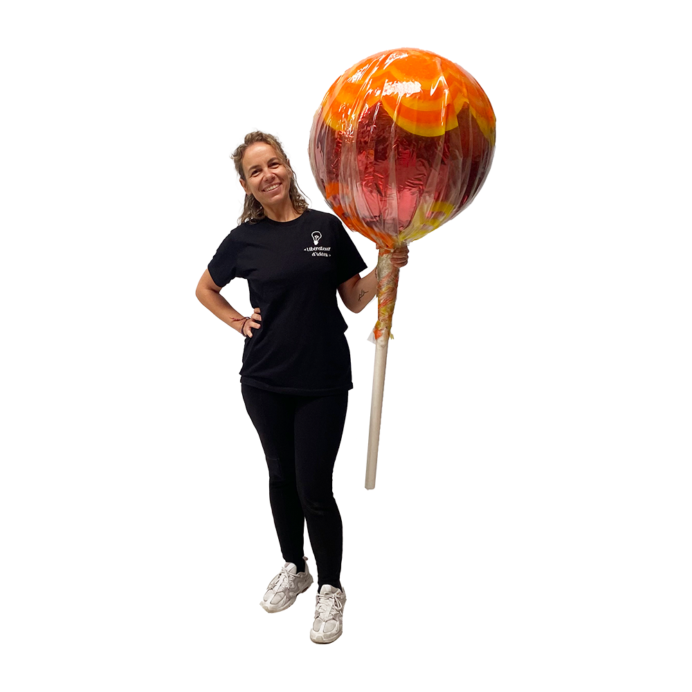 Sucette emballée - 150cm