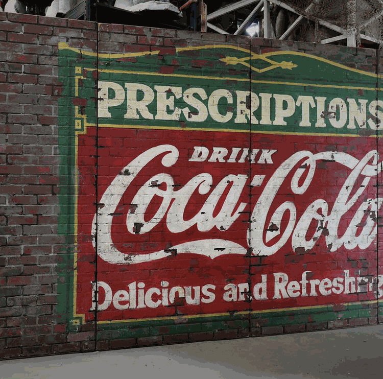 Panneau Coca-Cola - 244cm