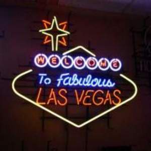 Néon "Welcome to fabulous Las Vegas" - 60cm