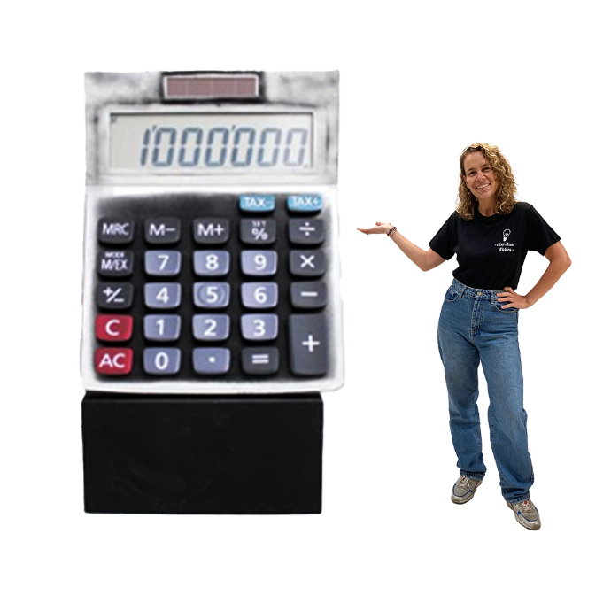 Calculatrice 200cm