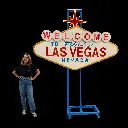 Panneau "Welcome to fabulous Las Vegas" - 290cm