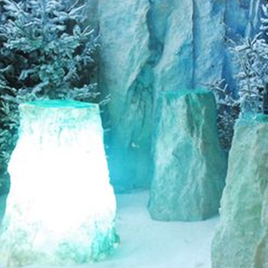 Mange debout bloc de glace - 103cm