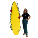 [locpla102] Planche de surf fleurie - 200cm