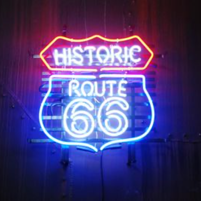 Néon "Historic Route 66"