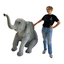 [locani3] Bébé éléphant assis - 145cm
