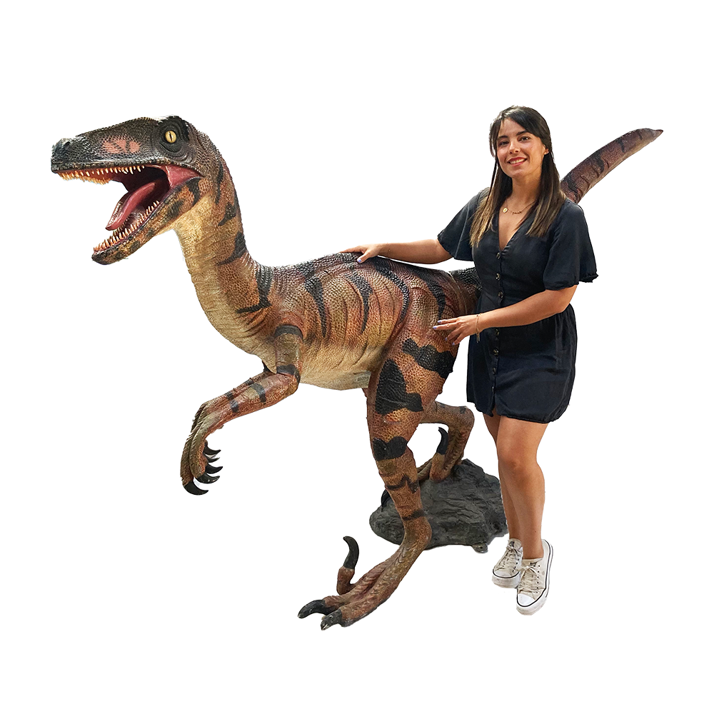 Dinosaure Vélociraptor - 160cm