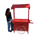 Chariot chinois rouge - 200cm