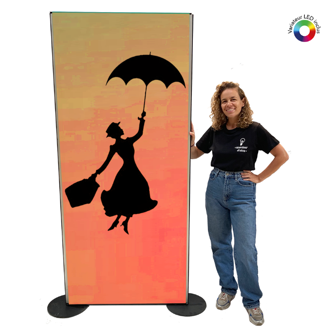 Panneau lumineux Mary Poppins - 200cm