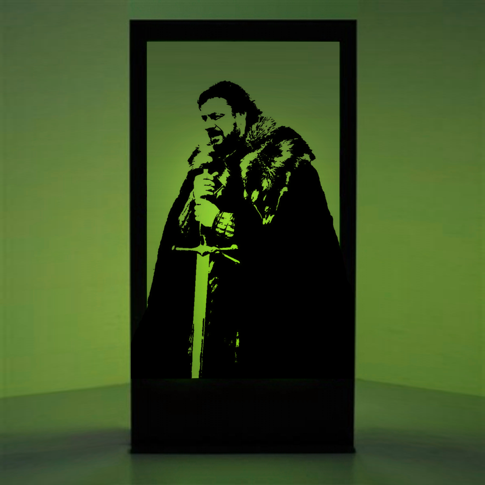 Panneau lumineux Eddard Stark (Game of Thrones)- 200cm