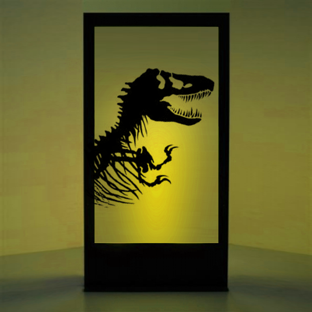 Panneau lumineux Dinosaure - 200cm