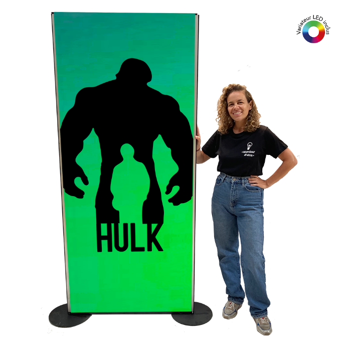 Panneau lumineux Hulk - 200cm