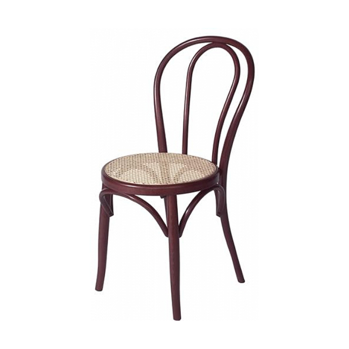 Chaise bistrot marron - 75 cm
