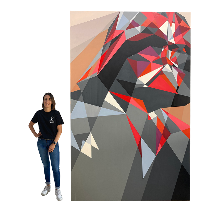 Peinture Star Wars Dark Vador - 285cm