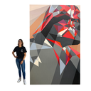 Peinture Star Wars Dark Vador - 285cm