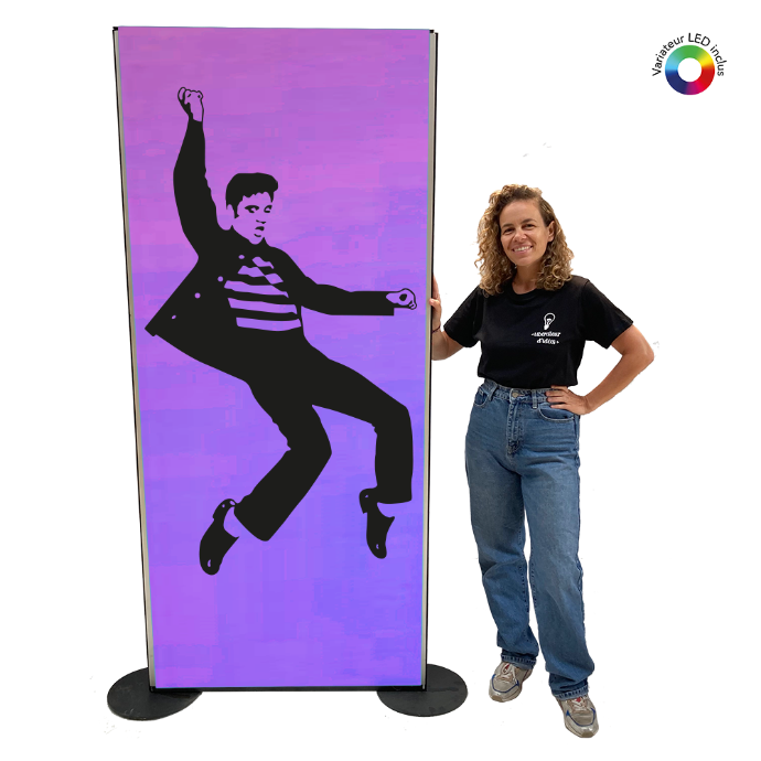 Panneau lumineux Elvis danse - 200cm