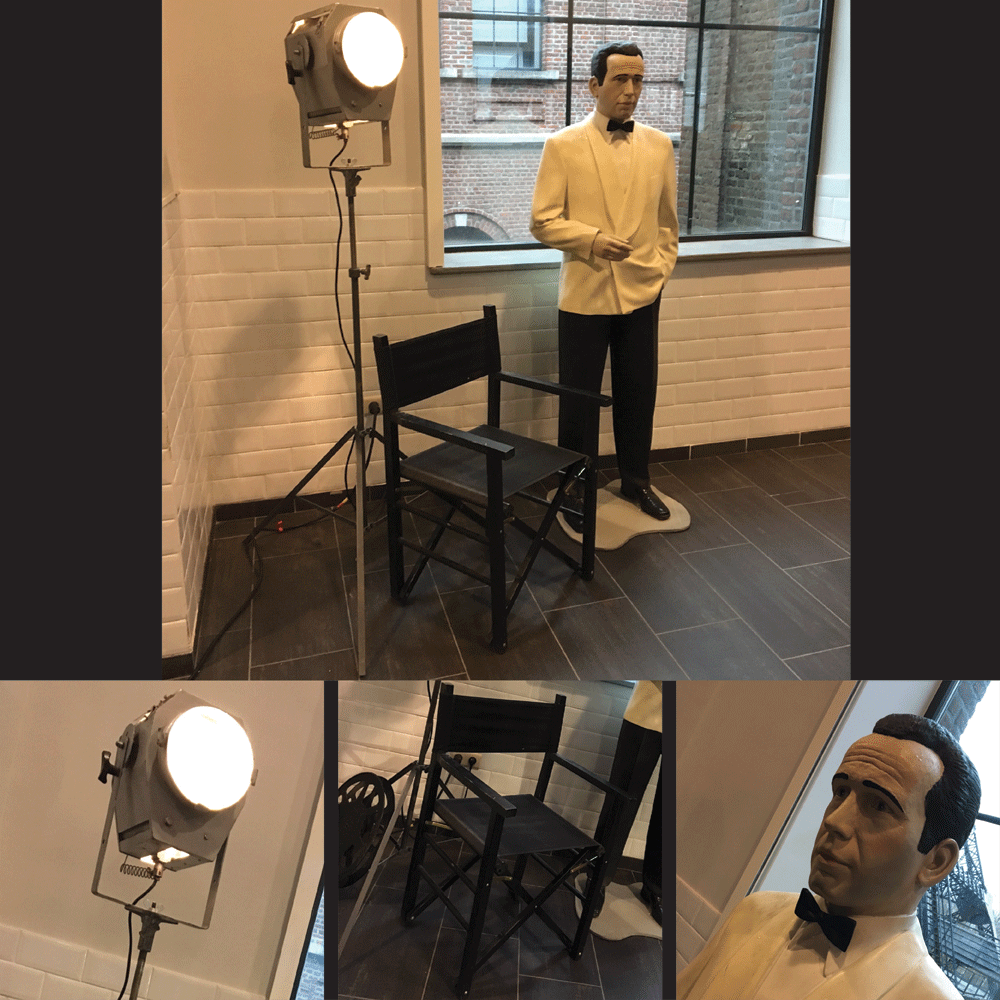 Ilot de décoration cinéma : Humphrey Bogart