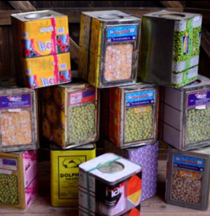 Boîtes en fer - 55cm