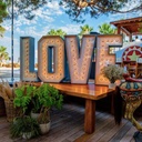 Lettres lumineuses LOVE - 115cm