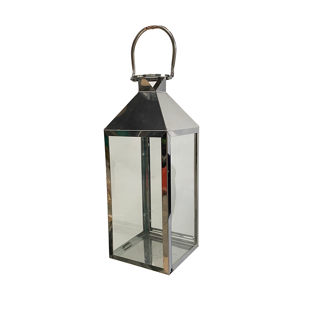 Lanterne inox - 25cm