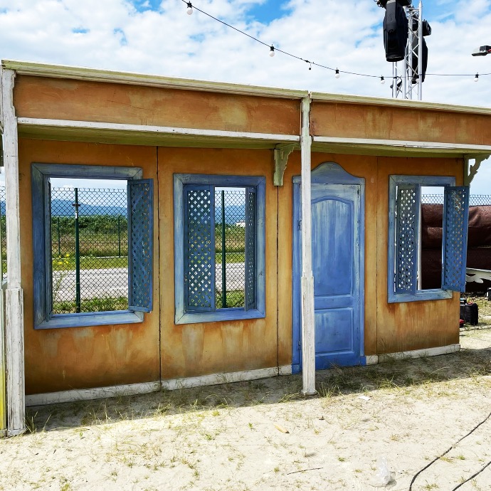 Façade maison Cubaine - 271cm