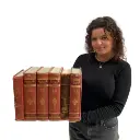 6 livres anciens - 36cm