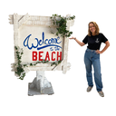 Panneau "welcome to the beach"
