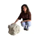 Rocher blanc - environ 30cm